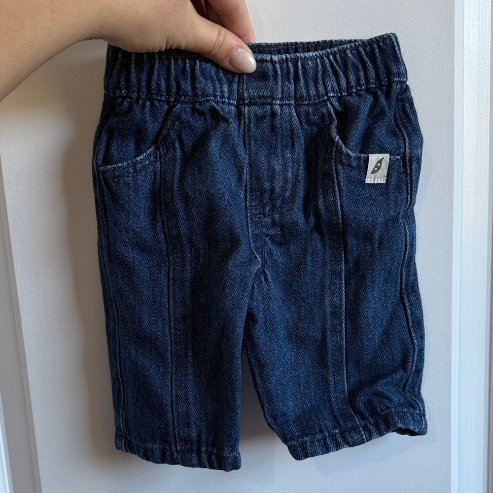 Classic Navy Kids Denim Shorts